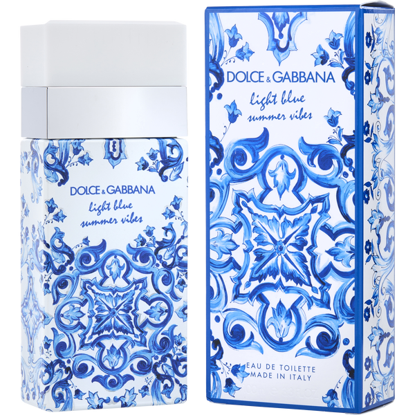 D&amp;G Light Blue Summer Vibes EDT box and bottle
